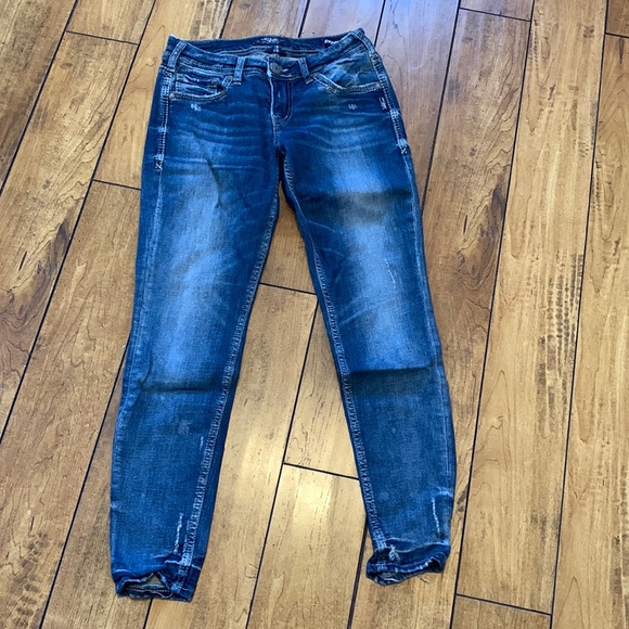 Silver aiko mid super skinny jeans - Picture 1 of 7